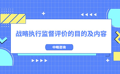 戰(zhàn)略執(zhí)行監(jiān)督評價(jià)的目的及內(nèi)容